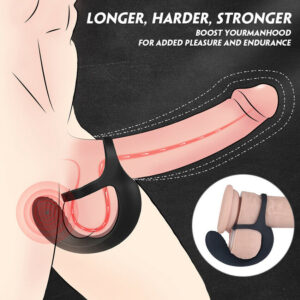Mens Prostate Vibrator with Cock Ring (Remote Controlled) - Image 7