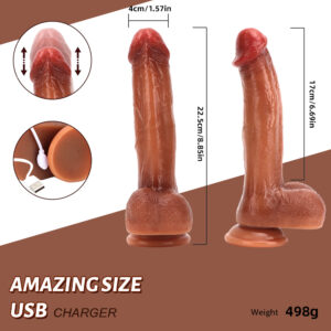 Nebula 9 Inch Remote Control Dildo - Image 9