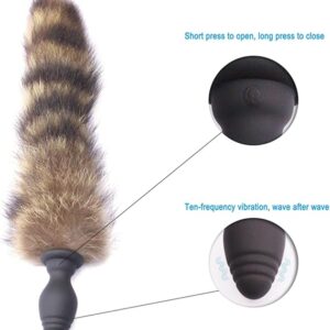 Vibrating Fox Tail Anal Plug - Image 3