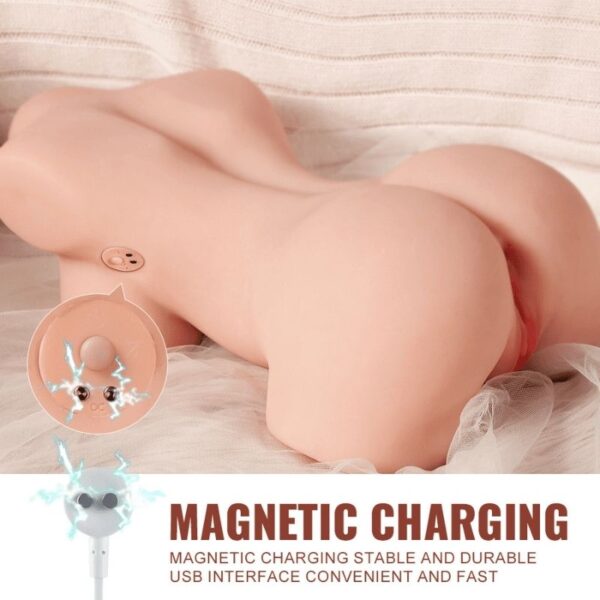 Selena Petite Half-Body Vibrating Sex Doll