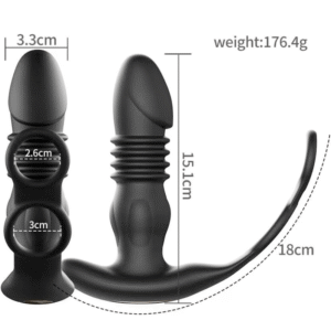 String Moon APP RetractableAnal Plug - Image 2
