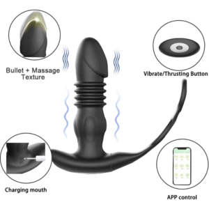 String Moon APP RetractableAnal Plug - Image 5
