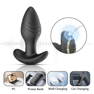 Vibrator Anal Plug With Rotation Controlled By App - Image 5
