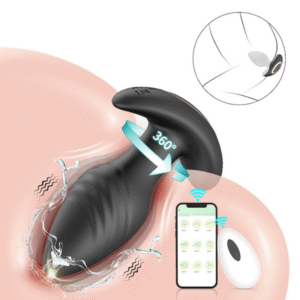 Vibrator Anal Plug With Rotation Controlled By App - Image 8