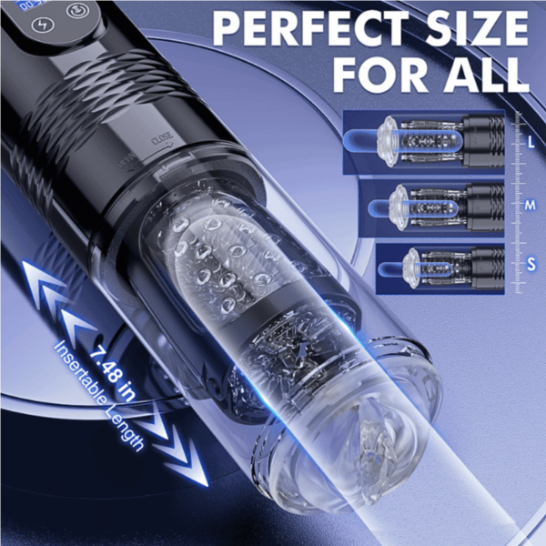 Powerful Telescopic Masturbator Cup