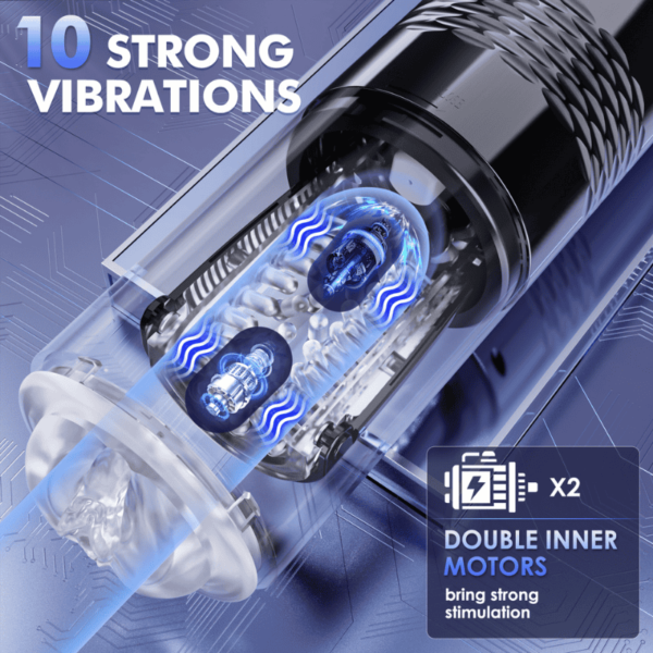 Powerful Telescopic Masturbator Cup