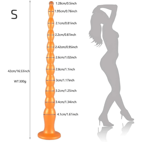 Premium Liquid Silicone Anal Beads